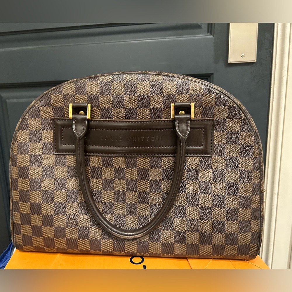 Louis Vuitton Brown Checkered Tote